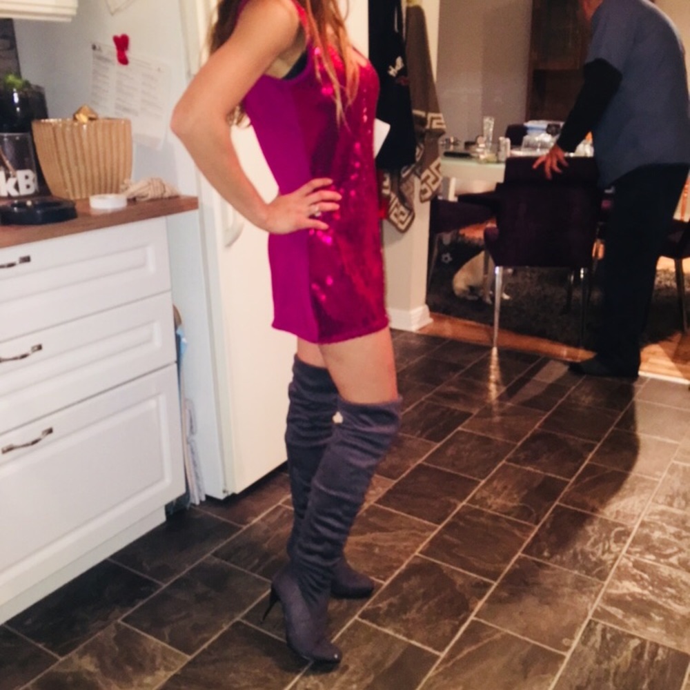 FUSHIA dress and blazers worn once